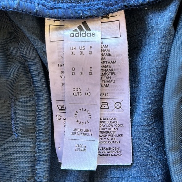 Adidas medium blue lightweight HEAT.RDY joggers, size XL - Picture 8 of 10